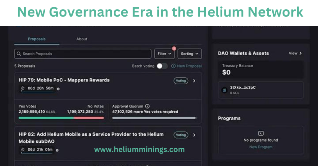 Realms -Governance Era in the Helium Network