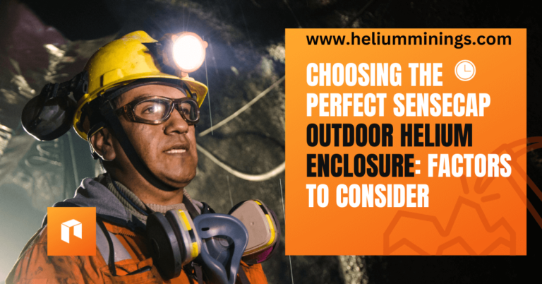 Choosing the Perfect SenseCap Outdoor Helium Enclosure Factors to Consider